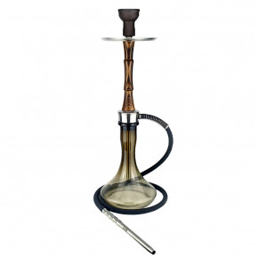  Totem Hookah Idol Old Wood  Craft Grey