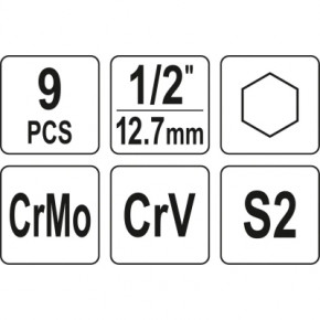     6- YATO  6-.   1/2. M 6- 19 , 9 . (YT-10662) 5