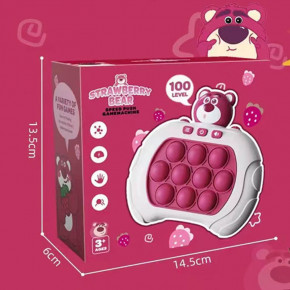   Epik Pop-it Speed Push Game Strawberry bear 9