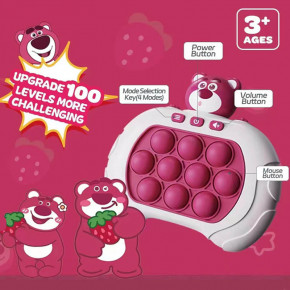   Epik Pop-it Speed Push Game Strawberry bear 11