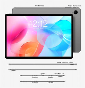   Teclast M40 Air 8/128GB 4G Dual Sim Space Gray (TLA001/KS10/TL-102783)   KS10 6