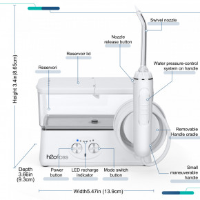   H2OFloss HF-3 Pro White  7