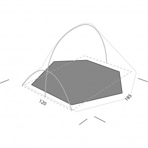    Exped Mira I HL Footprint (1054-018.0375) 3