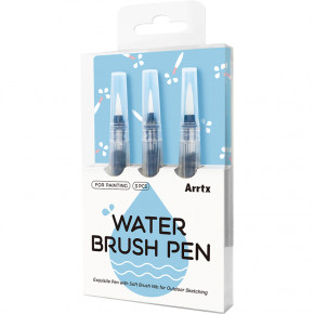   Arrtx Water brush, 3 .