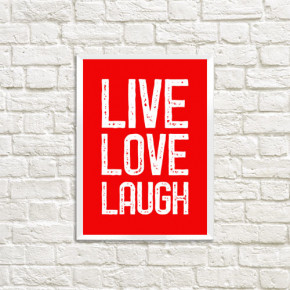    A3 Live Love Laugh WMT3_19L007