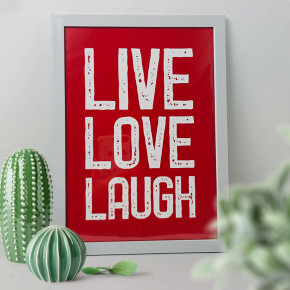    A3 Live Love Laugh WMT3_19L007 3