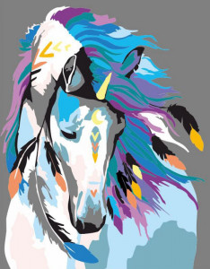    Rosa Indian horse 3545  (N0001361)