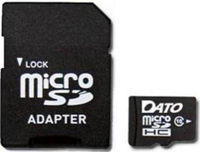   MicroSDHC 32GB UHS-I Class 10 Dato + SD-adapter (DTTF032GUIC10)