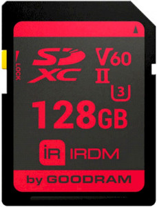   Goodram 128 GB SDXC UHS-II U3 IRDM IR-S6B0-1280R11