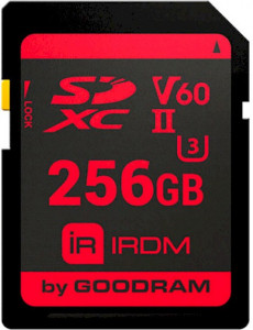   Goodram 256 GB SDXC UHS-II U3 IRDM IR-S6B0-2560R11