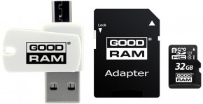   Goodram 32GB microSDHC class 10 UHS-I (M1A4-0320R12)