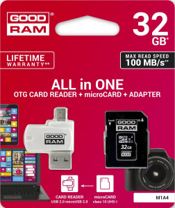   Goodram 32GB microSDHC class 10 UHS-I (M1A4-0320R12) 3