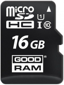   Goodram microSDHC 16GB UHS-I class 10 + adapter 3