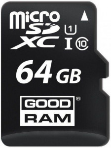   Goodram 64Gb  microSDXC class 10 UHS-I + adapter (M1AA-0640R12) 3