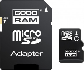   Goodram microSDHC class 4 SD adapter 32Gb #I/S