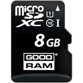   Goodram microSDHC class 10 UHS-1 SD adapter OTG Card reader 8Gb #I/S