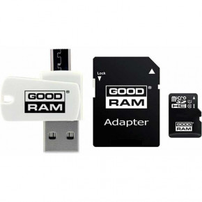   Goodram microSDHC class 10 UHS-1 SD adapter OTG Card reader 8Gb #I/S 3