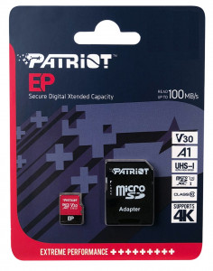   MicroSDXC 1TB UHS-I/U3 Class 10 Patriot EP A1 R90/W80MB/s + SD-adapter (PEF1TBEP31MCX) 4