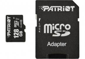    MicroSDXC 128GB UHS-I Class 10 Patriot LX + Adapter SD (PSF128GMCSDXC10) (0)