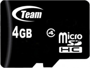   Team microSDHC 4Gb class 4 #I/S