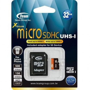   Team 32Gb microSDHC UHS-I (TUSDH32GUHS03)