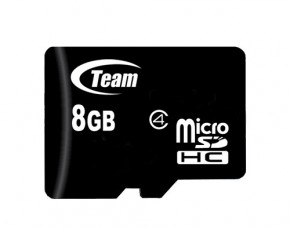   MicroSDHC 8GB Class 4 Team (TUSDH8GCL402)