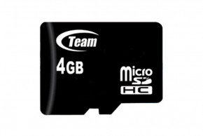   MicroSDHC 4GB Class 10 Team (TUSDH4GCL1002)