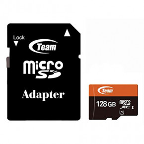   MicroSDXC 128GB UHS-I Class 10 Team + Adapter SD (TUSDX128GUHS03)