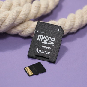   Apacer MicroSDXC 64gb 10 Class &; Adapter  ׸