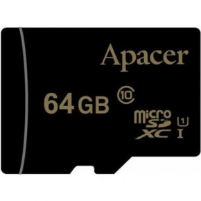  ' Apacer 64GB microSDXC Class10 UHS-I (AP64GMCSX10U1-RA)