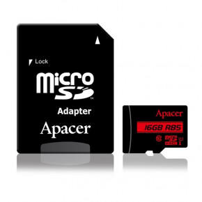  ' MicroSDHC 16GB UHS-I Class 10 Apacer Adapter SD (AP16GMCSH10U5-R) 4