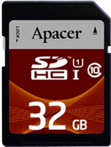  ' Apacer SDHC UHS-I Class10 32GB RP (AP32GSDHC10U1-R)