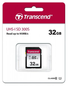   SDHC 32GB UHS-I Class 10 Transcend 300S (TS32GSDC300S) 3