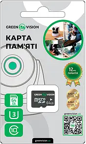   GreenVision microSDHC 64GB Class10 ( ) (LP17921)