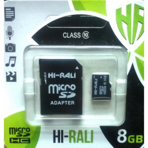  ' micro SDHC HI-RALI 8GB class 10 ( ) HI-8GBSDCL10-01