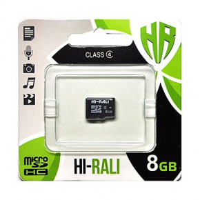   micro SDHC HI-RALI 8GB class 4 ( ) HI-8GBSDCL4-00