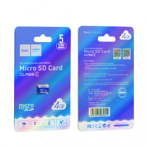   microSDHC Hoco 4 Gb TF high speed Class 6