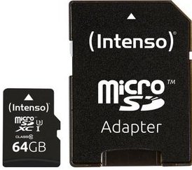   Intenso Micro SD Card Class 10 64GB SDXC