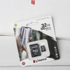   Kingston MicroSDHC (UHS-1) 32gb 10 Class &; Adapter  ׸