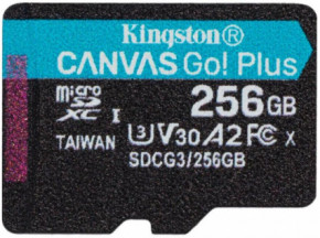   KINGSTON microSDXC 256Gb Canvas Go+ U3 V30 (R170/W90)