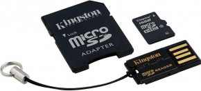   Kingston microSDHC/microSDXC Class 10 UHS-I SD adapter/USB reader 16Gb #I/S 3