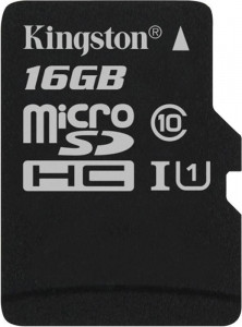   Kingston microSDHC/SDXC UHS-I Class 10 Canvas Select SD  16Gb #I/S 4