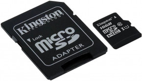   Kingston microSDHC/SDXC UHS-I Class 10 Canvas Select SD  16Gb #I/S 5