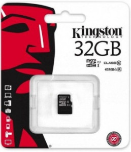   Kingston MicroSDHC 32GB UHS-I Class 10 3