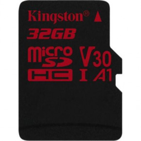   MicroSDHC 32GB UHS-I/U3 Class 10 Kingston Canvas React R100/W80MB/s (SDCR/32GBSP) 4