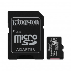   microSD 128Gb Kingston Canvas Select Plus UHS-I Class 10 + SD- (SDCS2/128GB) (SDCS2/128GB)