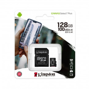   microSD 128Gb Kingston Canvas Select Plus UHS-I Class 10 + SD- (SDCS2/128GB) (SDCS2/128GB) 5