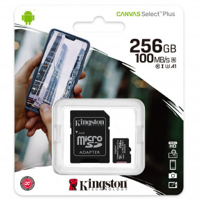  ' Micro256GB Kingston Canvas Select Plus SDXC UHS-1 U1 V10 A1 Class 10, Ret (SDCS2/256GBSP#) 4