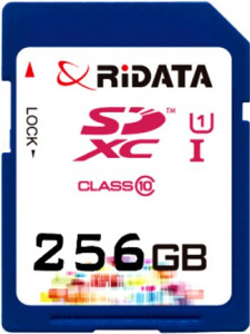   RiDATA SDXC 256GB Class 10 UHS-I