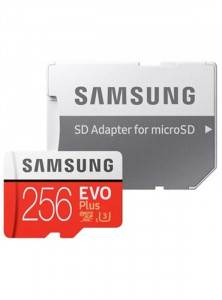   MicroSDXC 256GB UHS-I U3 Samsung Evo Plus R100/W90MB/s + SD Adapter (MB-MC256HA/RU) 4